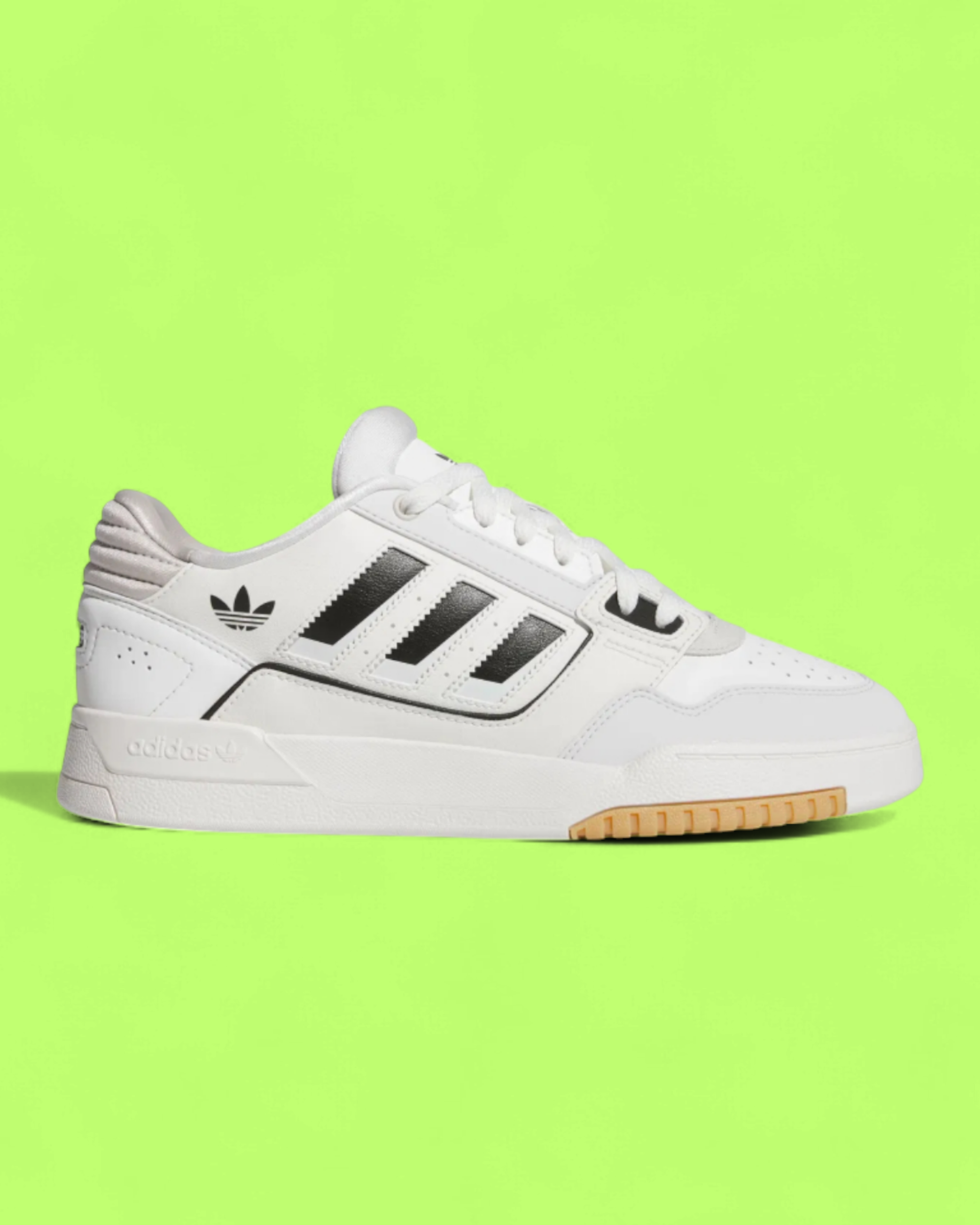 ADIDAS FORUM LOW WHITE BLACK GUM RETRO BASKETBALL SNEAKERS