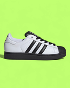 ADIDAS SUPERSTAR WHITE BLACK SHELL TOE SNEAKERS CLASSIC STYLE