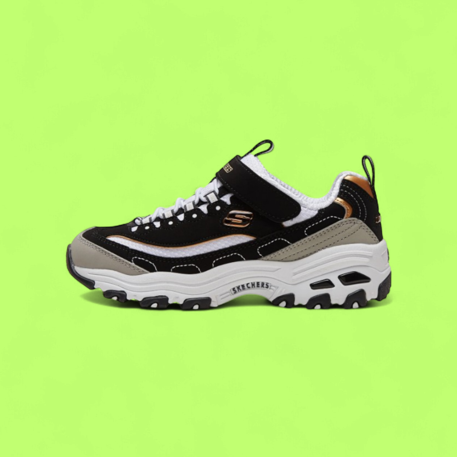 SKECHERS D’LITES – ANGEL KISS CHUNKY RETRO COMFORT SNEAKERS