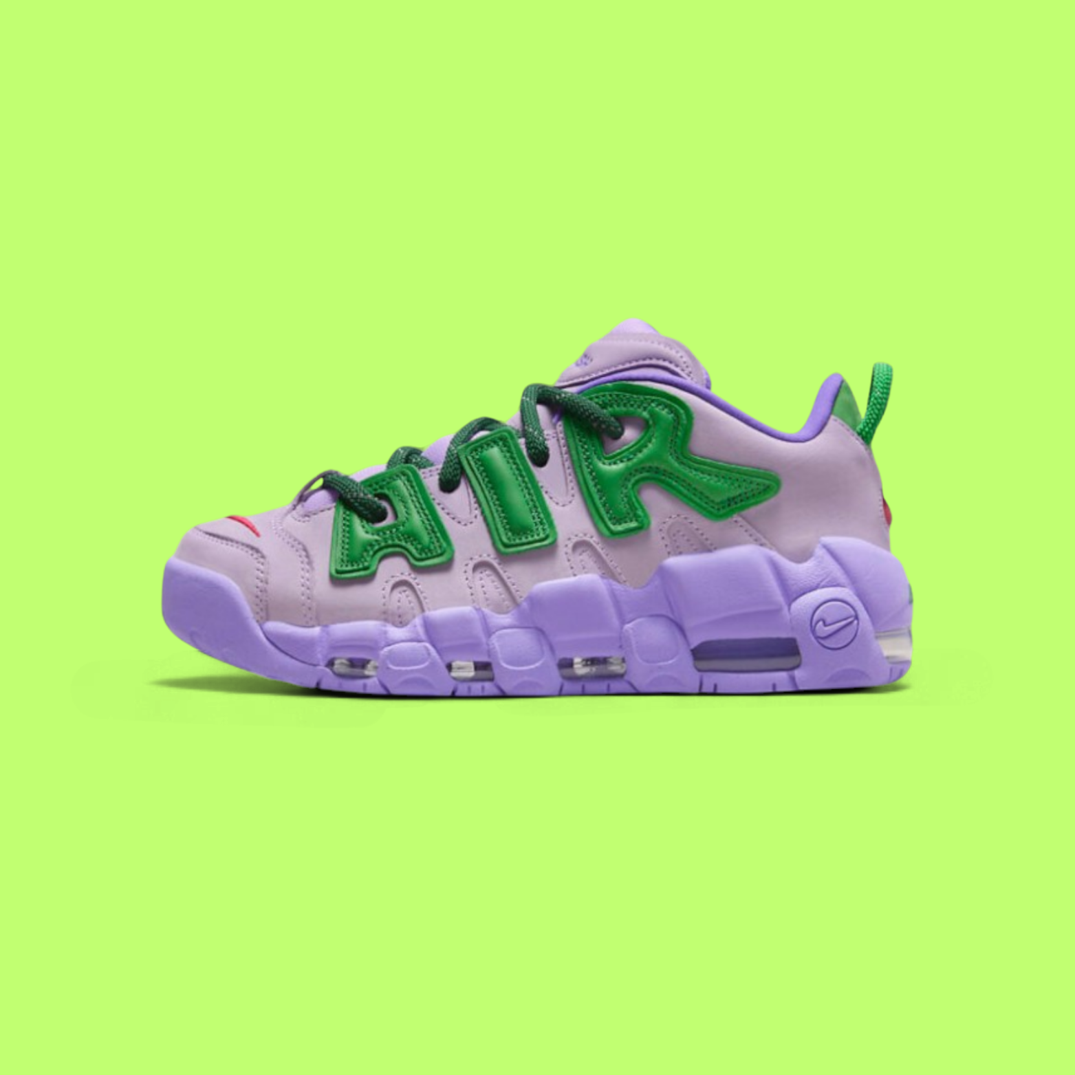 NIKE AIR MORE UPTEMPO LOW AMBUSH LILAC LIMITED STYLE EDITION
