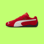 PUMA SPEEDCAT OG UNISEX RED SUEDE MOTORSPORT STYLE SNEAKERS
