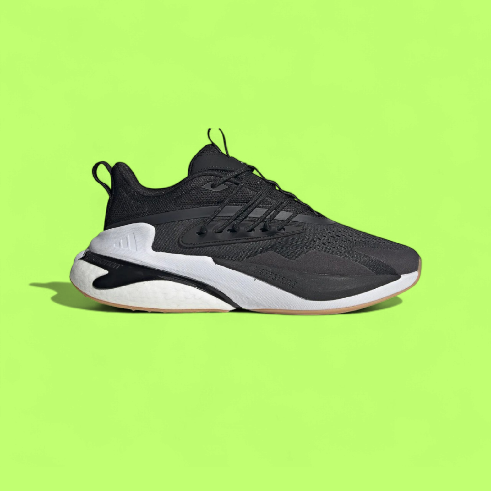 ADIDAS ALPHABOOST V2 MEN'S BLACK PERFORMANCE DAILY RUNNING SHOES