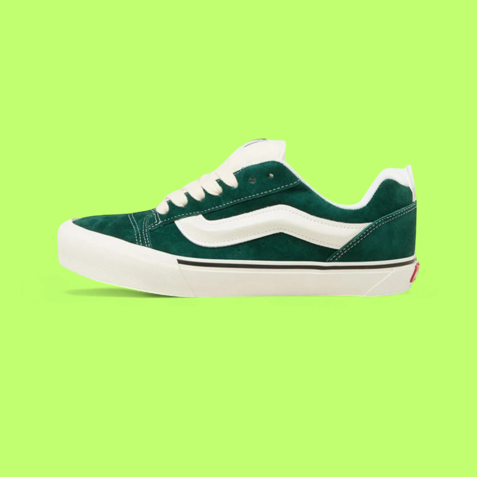 VANS EMERALD GREEN SUEDE LOW TOP CLASSIC SNEAKERS CWCD
