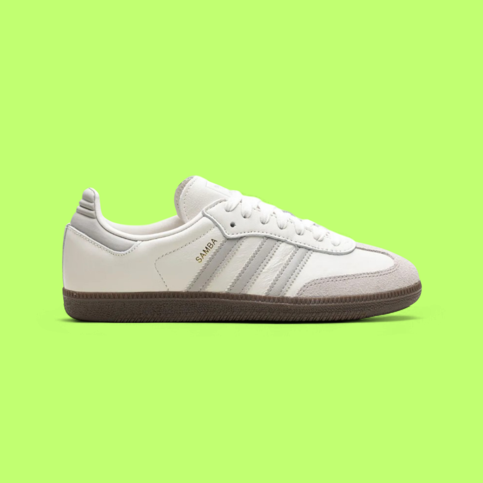 ADIDAS SAMBA OG WMNS “WHITE  GREY” CLASSIC LEATHER ICON