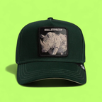 BULLETPROOF RHINO GREEN CAP WITH EMBROIDERED PATCH