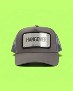 JOHN HATTER GREY MESH BASEBALL CAP WITH HANGOVER LOGO