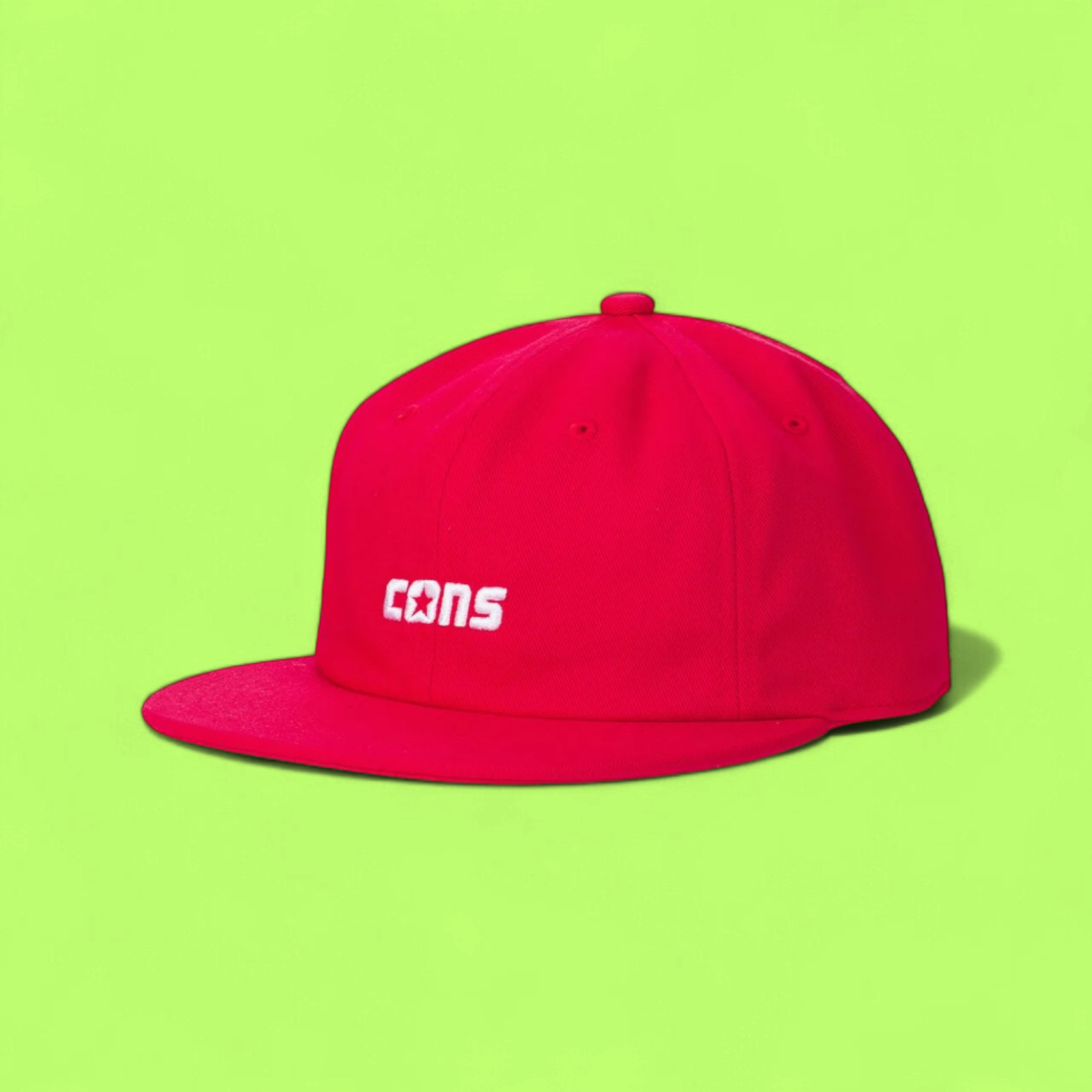 PINK CONVERSE CONS CAP WITH WHITE MINIMAL FRONT LOGO