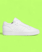 ADIDAS RIVALRY LOW TRIPLE WHITE LEATHER CLASSIC CASUAL SNEAKERS
