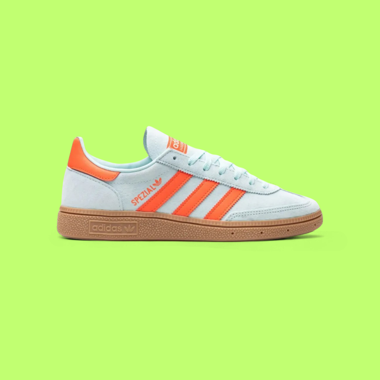 ADIDAS HANDBALL SPEZIAL SEMI FLASH AQUA RETRO SUEDE CASUAL SNEAKERS