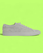 COMMON PROJECTS ORIGINAL ACHILLES LOW GREY SUEDE MINIMAL