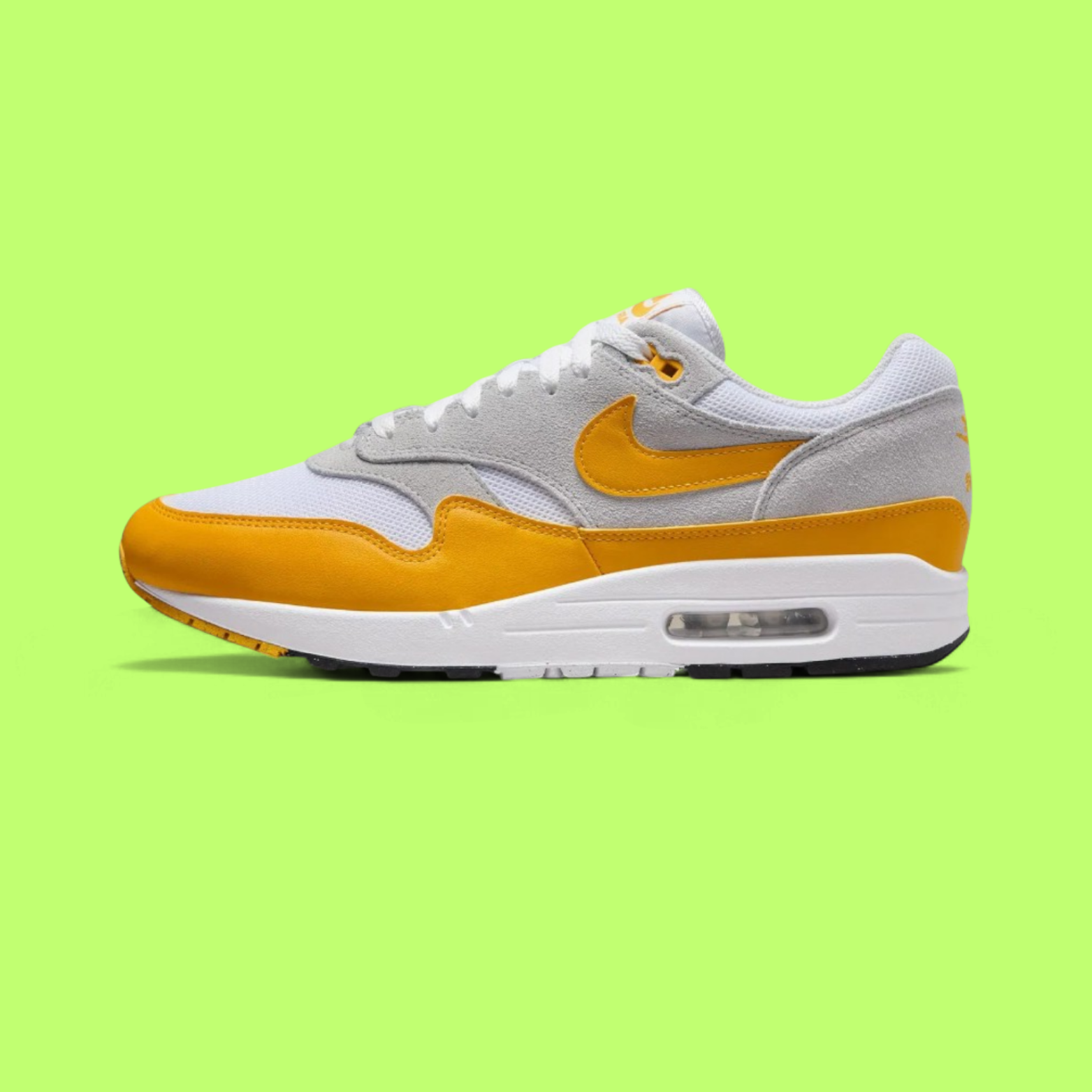 NIKE AIR MAX 1 ESSENTIAL WHITE ORANGE MEN'S RETRO SNEAKERS