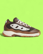ADIDAS NITEBALL BROWN WHITE CHUNKY SNEAKERS WITH RETRO DESIGN