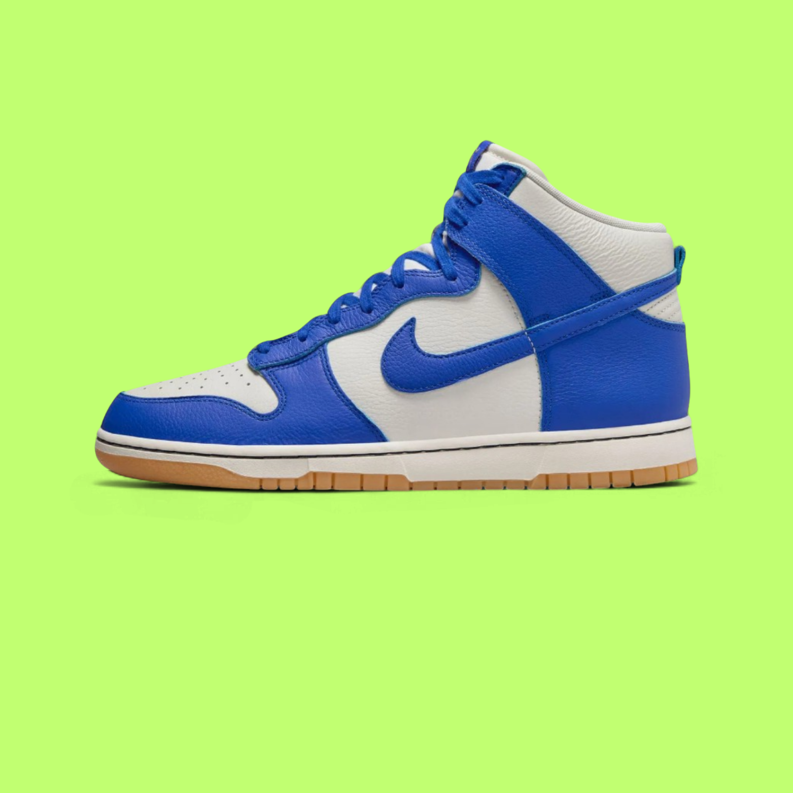 NIKE DUNK HIGH RETRO BLUE WHITE PREMIUM BASKETBALL STYLE