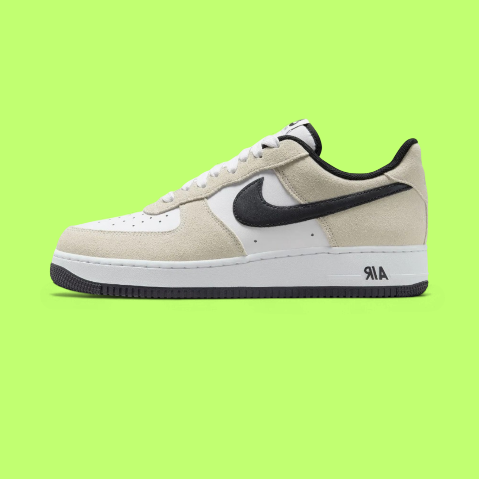 NIKE AIR FORCE 1 '07 LV8 WHITE BEIGE MEN'S CASUAL SNEAKERS