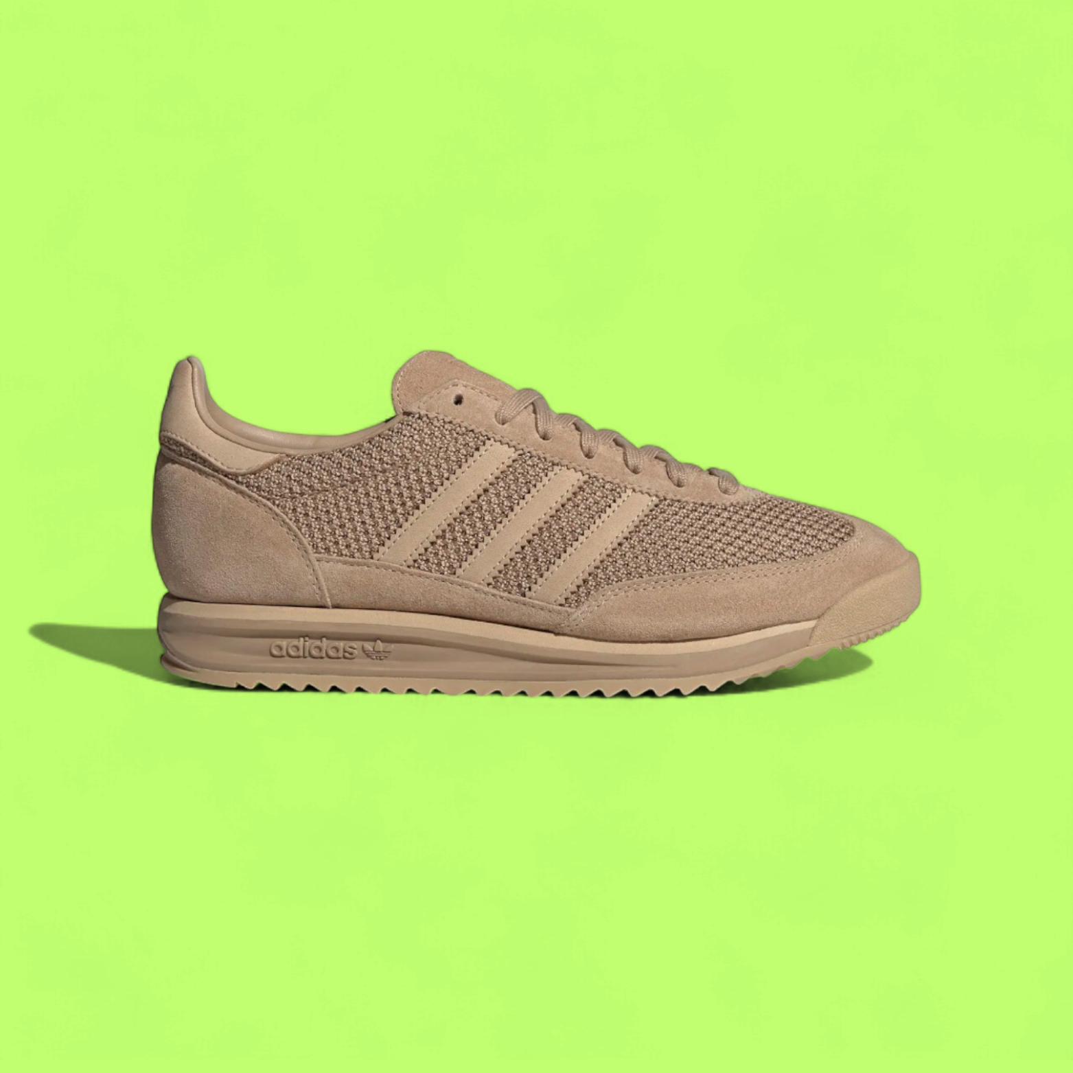 ADIDAS ORIGINALS SL 72 RS UNISEX BEIGE BROWN RETRO RUNNING SHOES