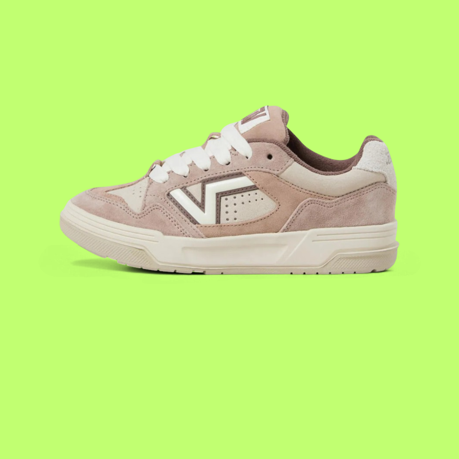 VANS LOWLAND CC SUEDE MUSHROOM PINK BEIGE CASUAL STYLE CWCD