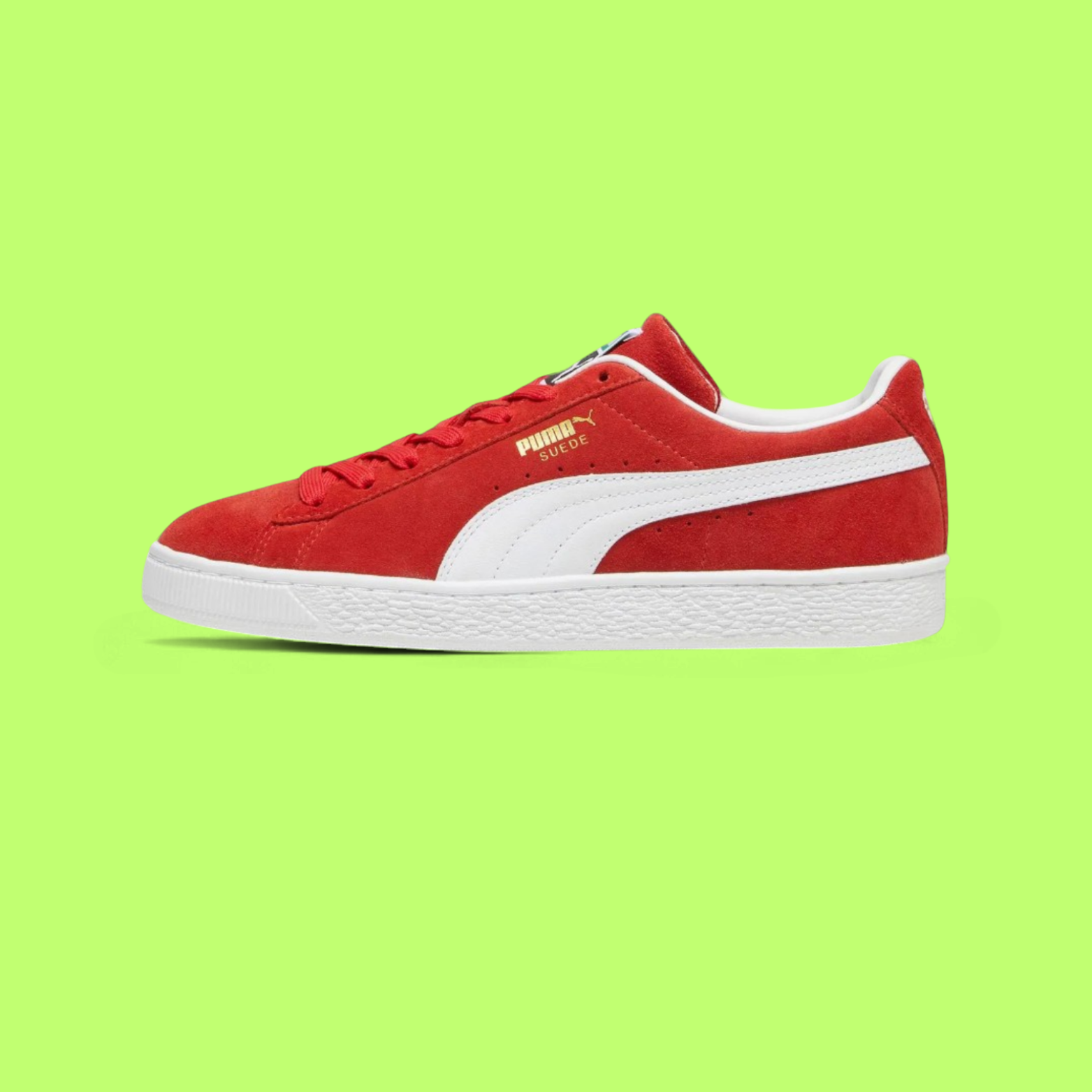PUMA SUEDE CLASSIC UNISEX RED SUEDE SPORTS SHOES
