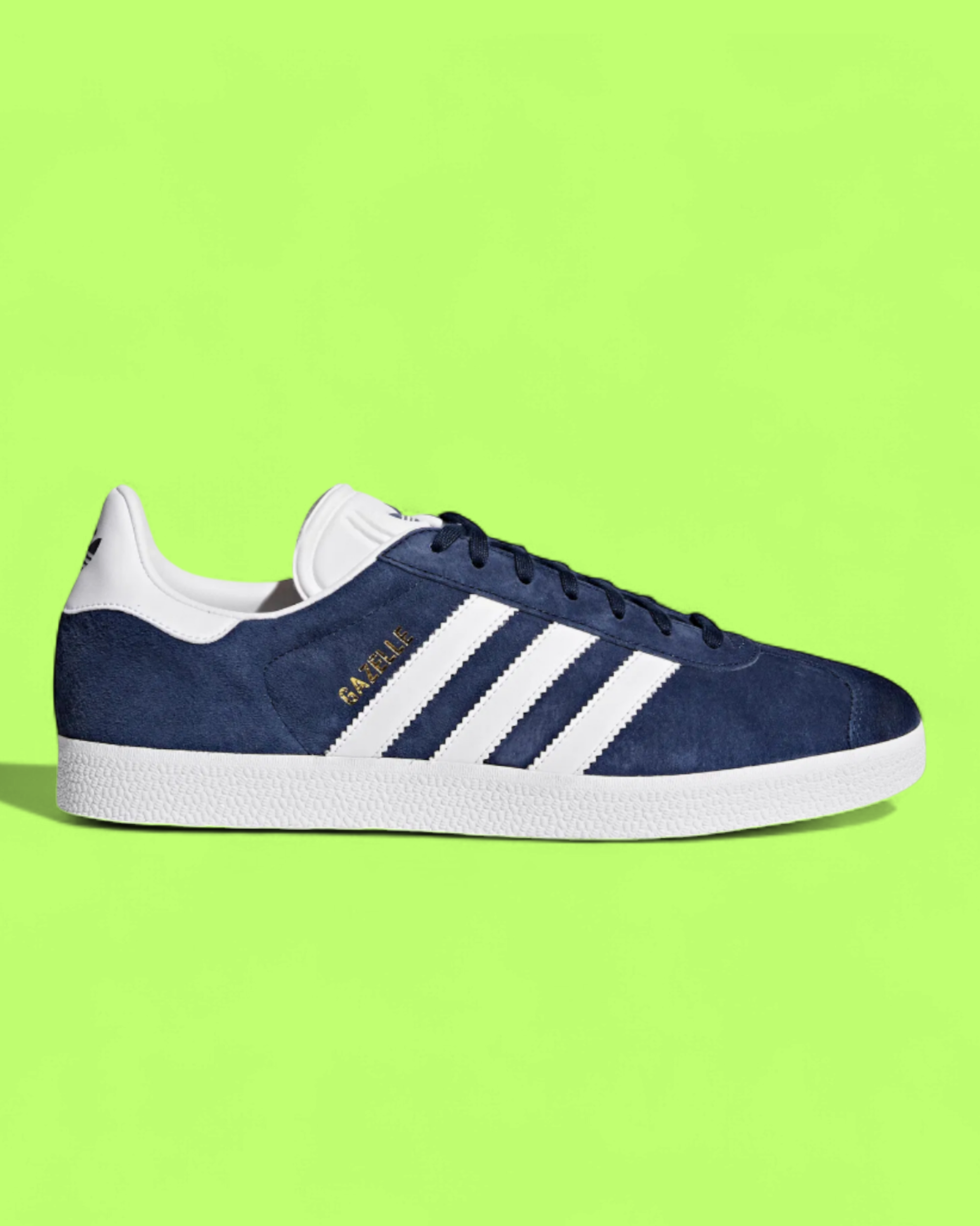 ADIDAS GAZELLE NAVY WHITE CLASSIC SUEDE RETRO SNEAKERS CWCD