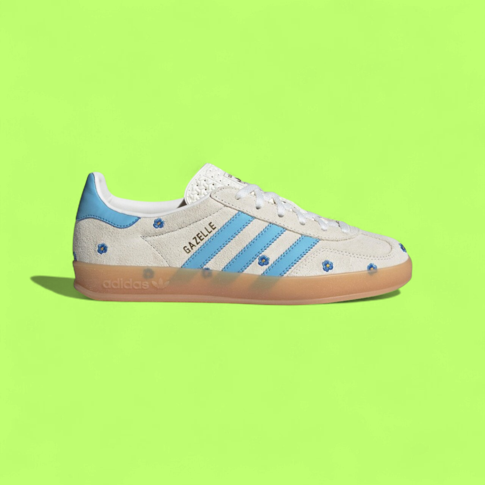 ADIDAS GAZELLE INDOOR BLUE FLORAL LIMITED CLASSIC EDITION
