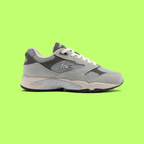 LACOSTE STORM 96 LO VINTAGE MEN'S GREY RETRO RUNNING STYLE SNEAKERS