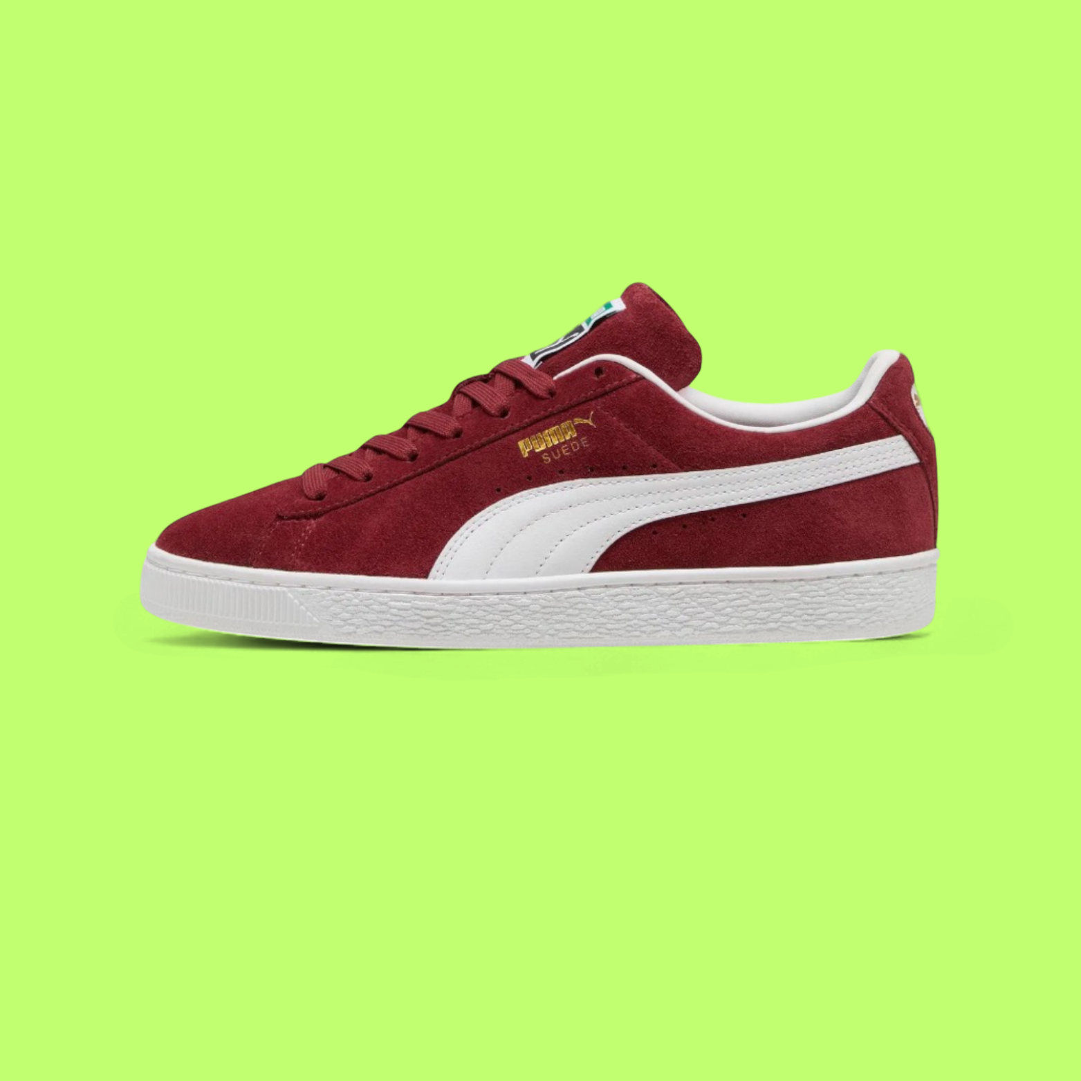 PUMA SUEDE CLASSIC UNISEX BURGUNDY SUEDE SPORTS SHOES