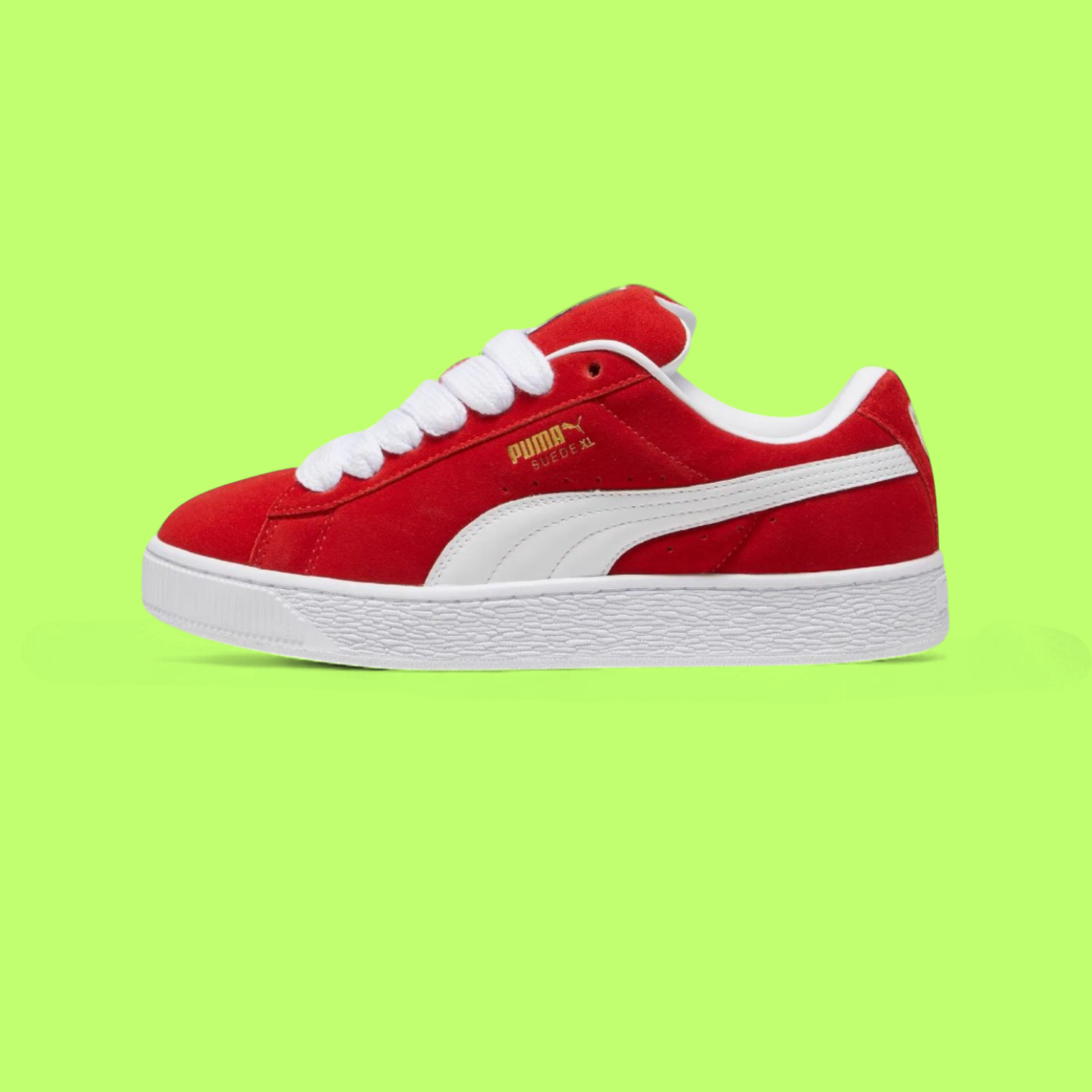 PUMA SUEDE XL UNISEX RED SPORTS SHOES ICON DROPZZ PREMIUM