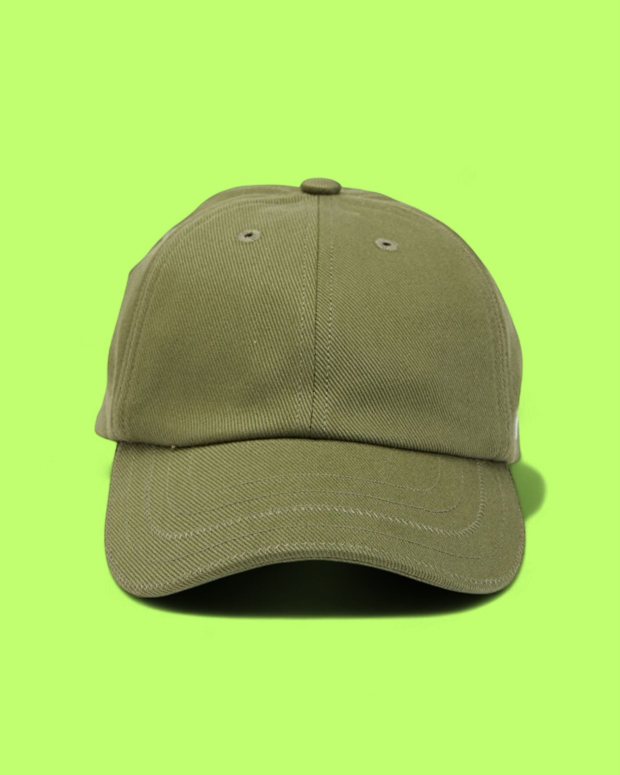 JACQUEMUS CLASSIC GREEN BASEBALL CAP MINIMAL DESIGN UNISEX