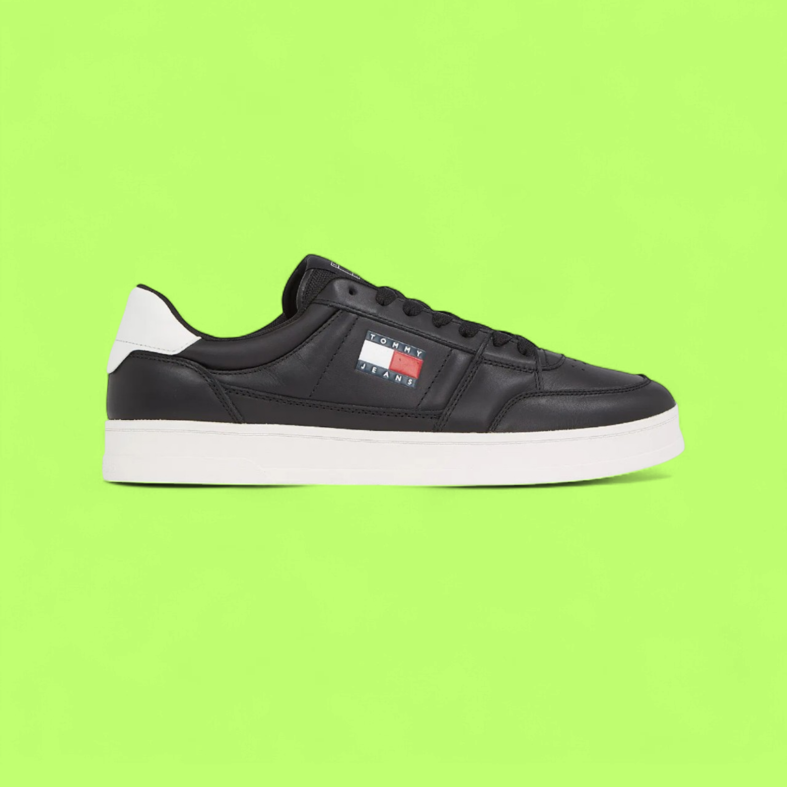TOMMY HILFIGER THE GREENWICH NEW ESS MEN'S BLACK CASUAL SNEAKERS