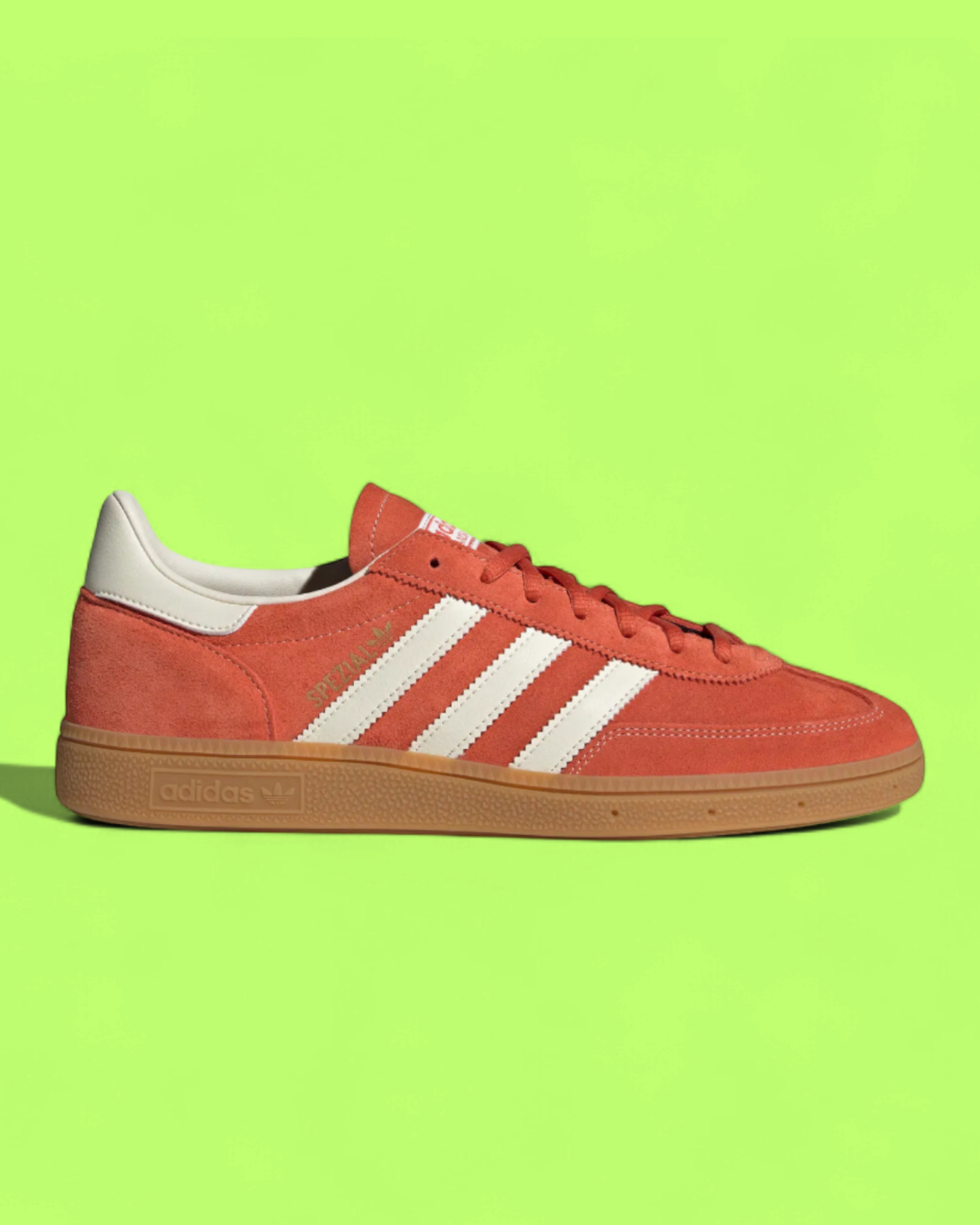 ADIDAS SPEZIAL ORANGE WHITE CLASSIC RETRO SUEDE SNEAKERS