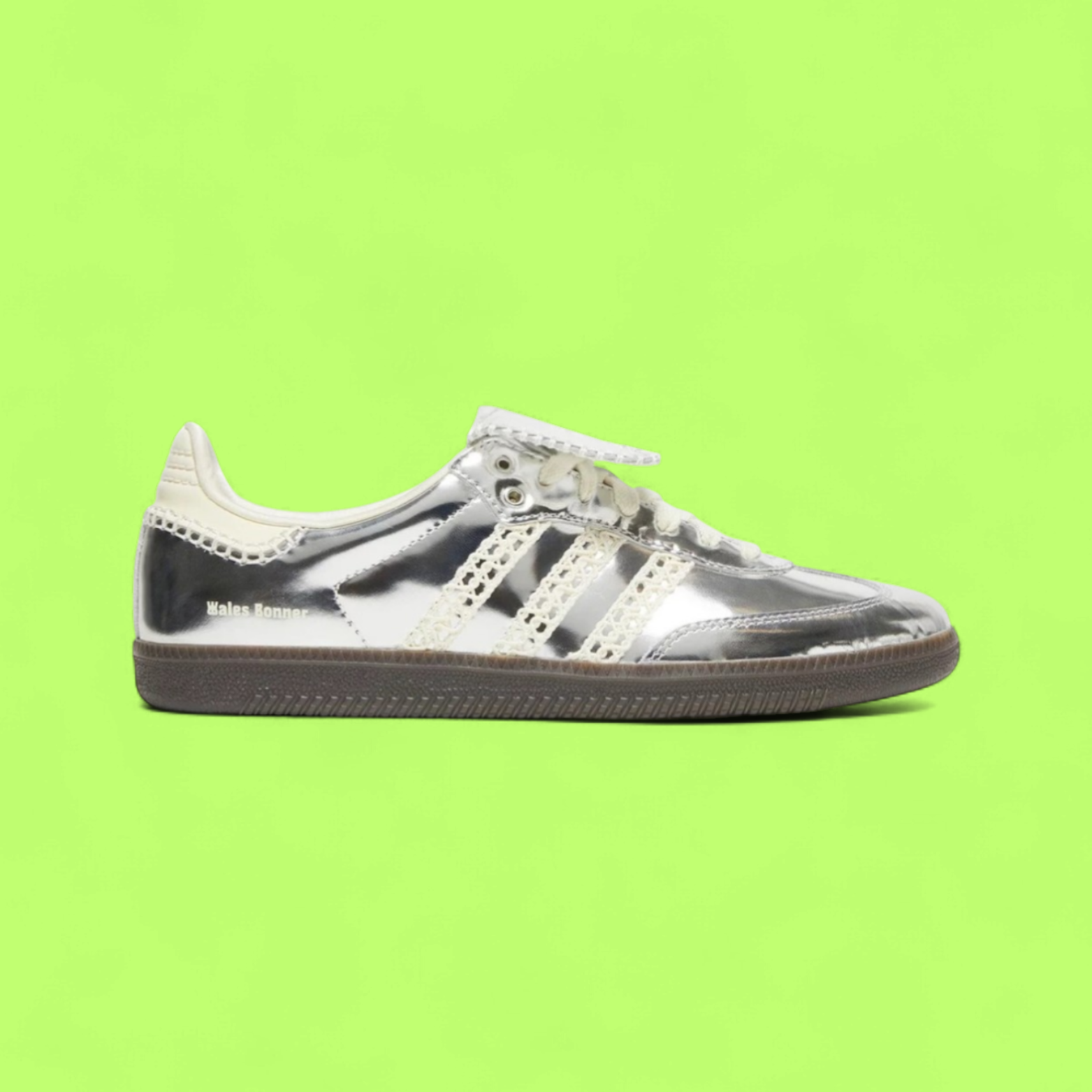 ADIDAS SAMBA WALES BONNER SILVER METALLIC LUXE DROP