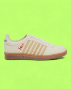 DSQUARED2 XOXO EMBROIDERED CANVAS SNEAKER WITH GUM SOLE