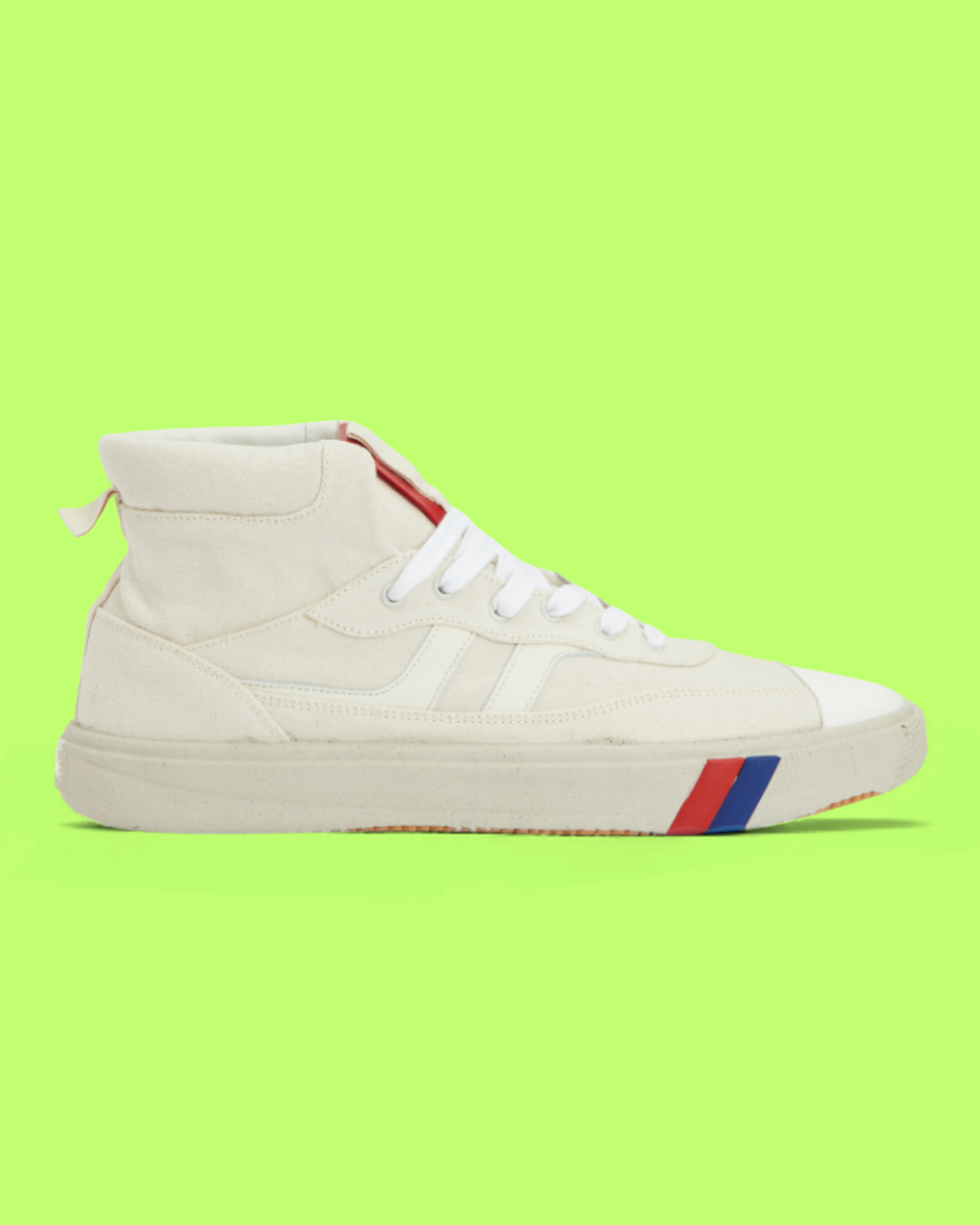 PRO-KEDS ROYAL HI CLASSIC WHITE CANVAS RETRO BASKETBALL SNEAKERS