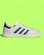 ADIDAS SPEZIAL WHITE GREEN NAVY LEATHER RETRO CASUAL SNEAKERS