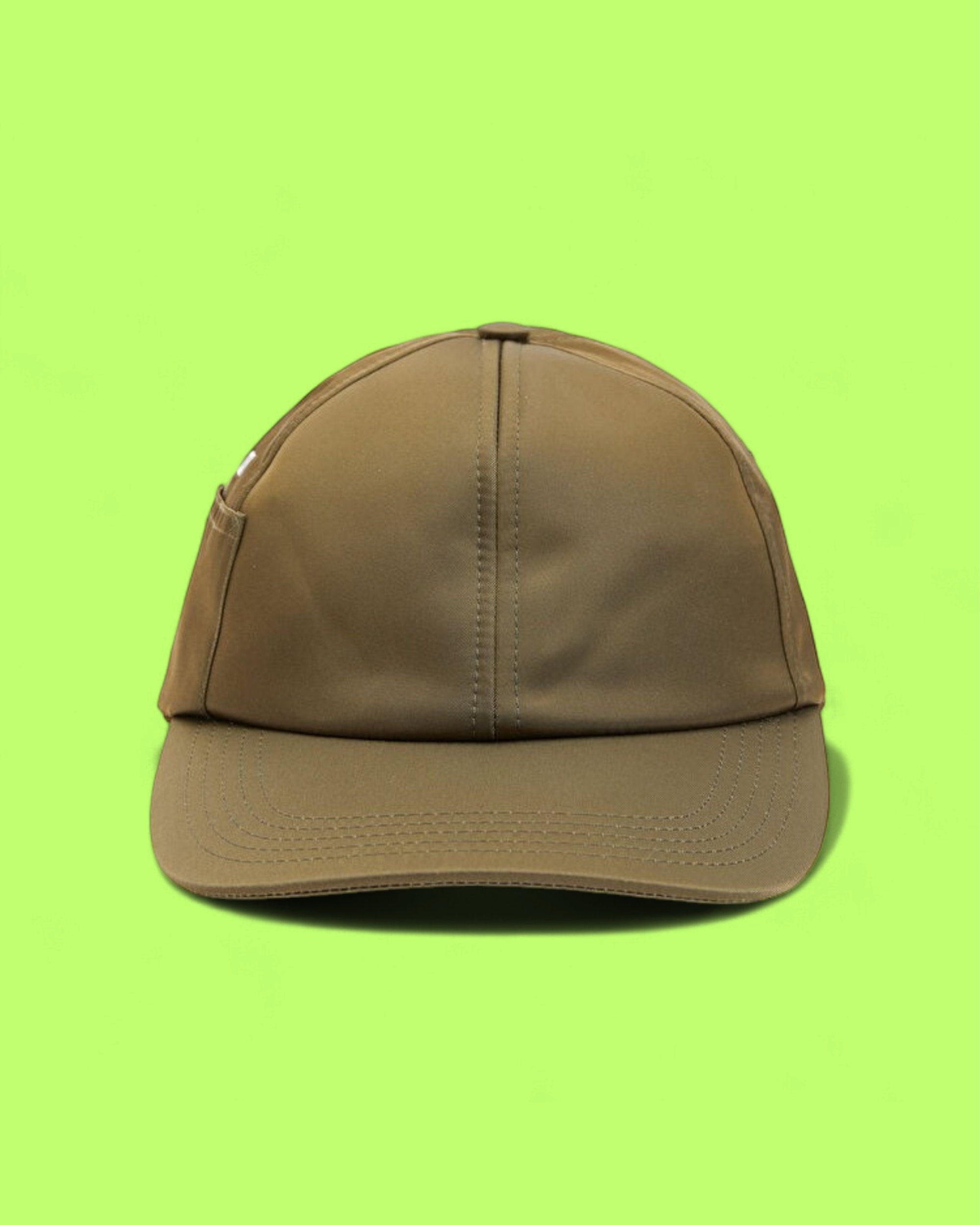 JACQUEMUS BROWN MINIMAL BASEBALL CAP WITH MODERN DESIGN