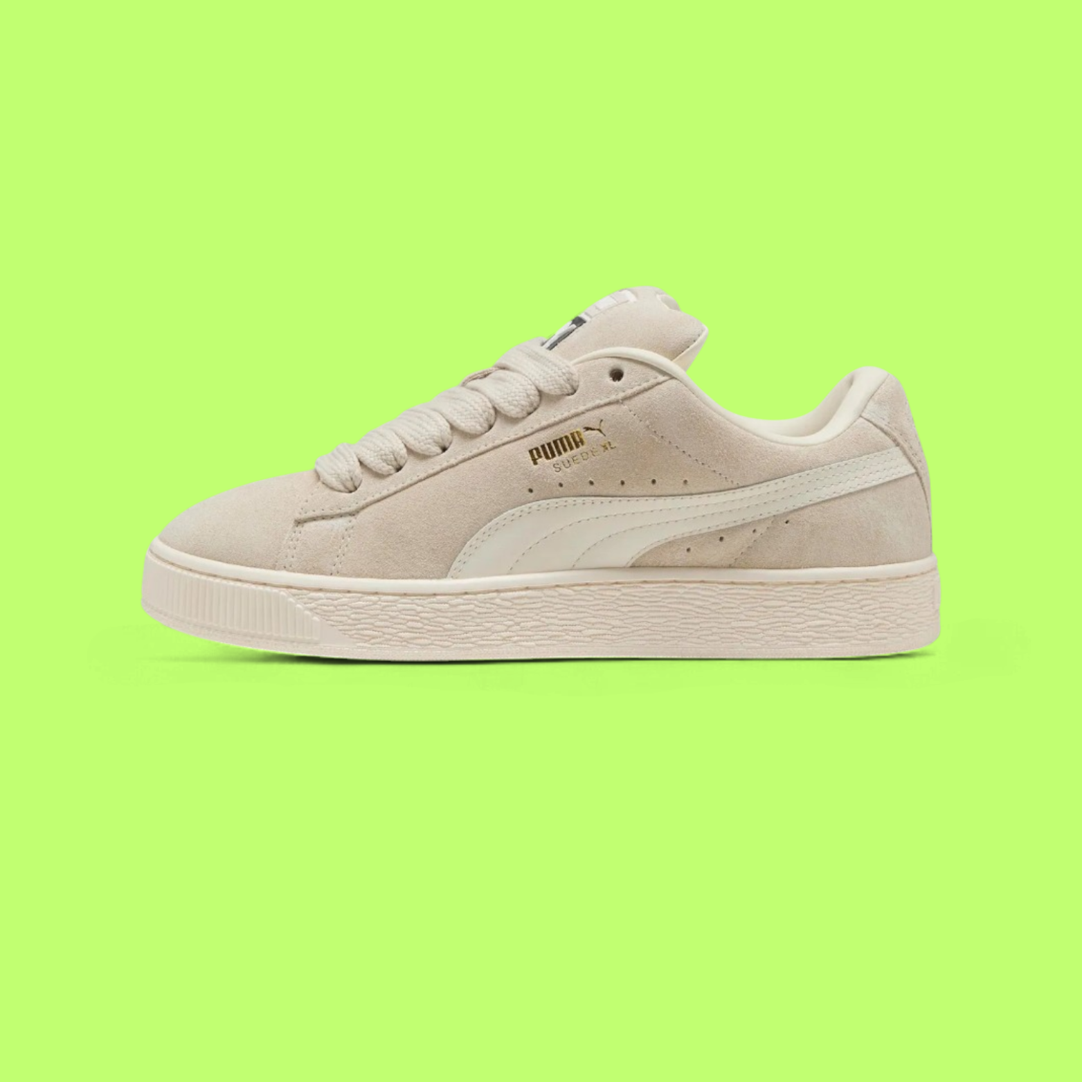 PUMA SUEDE XL UNISEX WHITE BEIGE SPORTS SHOES WZRT DROPZZ