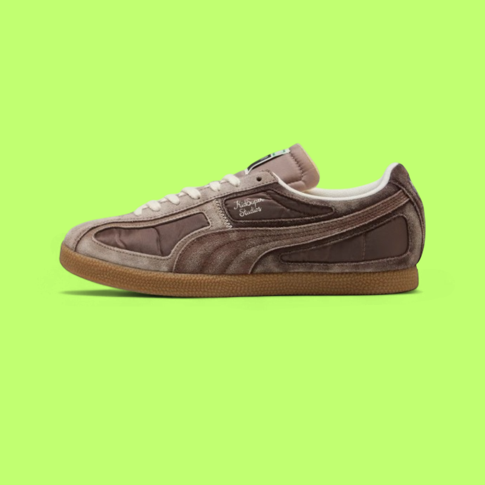 PUMA SUPER TEAM OG BROWN VINTAGE RETRO SNEAKERS
