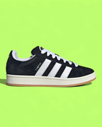 ADIDAS CAMPUS CLASSIC SUEDE BLACK WHITE LOW TOP CASUAL CWCD