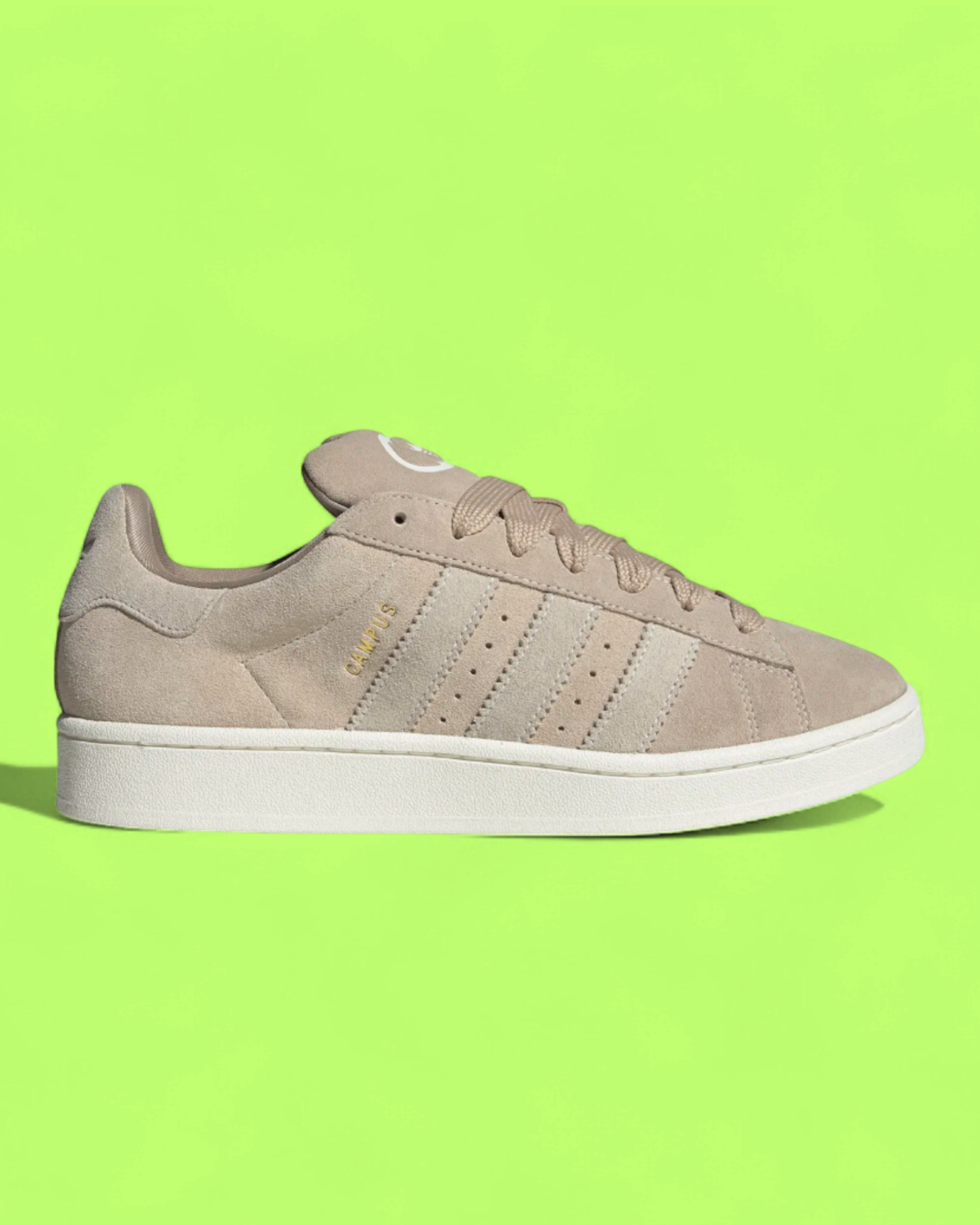ADIDAS CAMPUS BEIGE SUEDE RETRO CASUAL CLASSIC LIFESTYLE SHOES