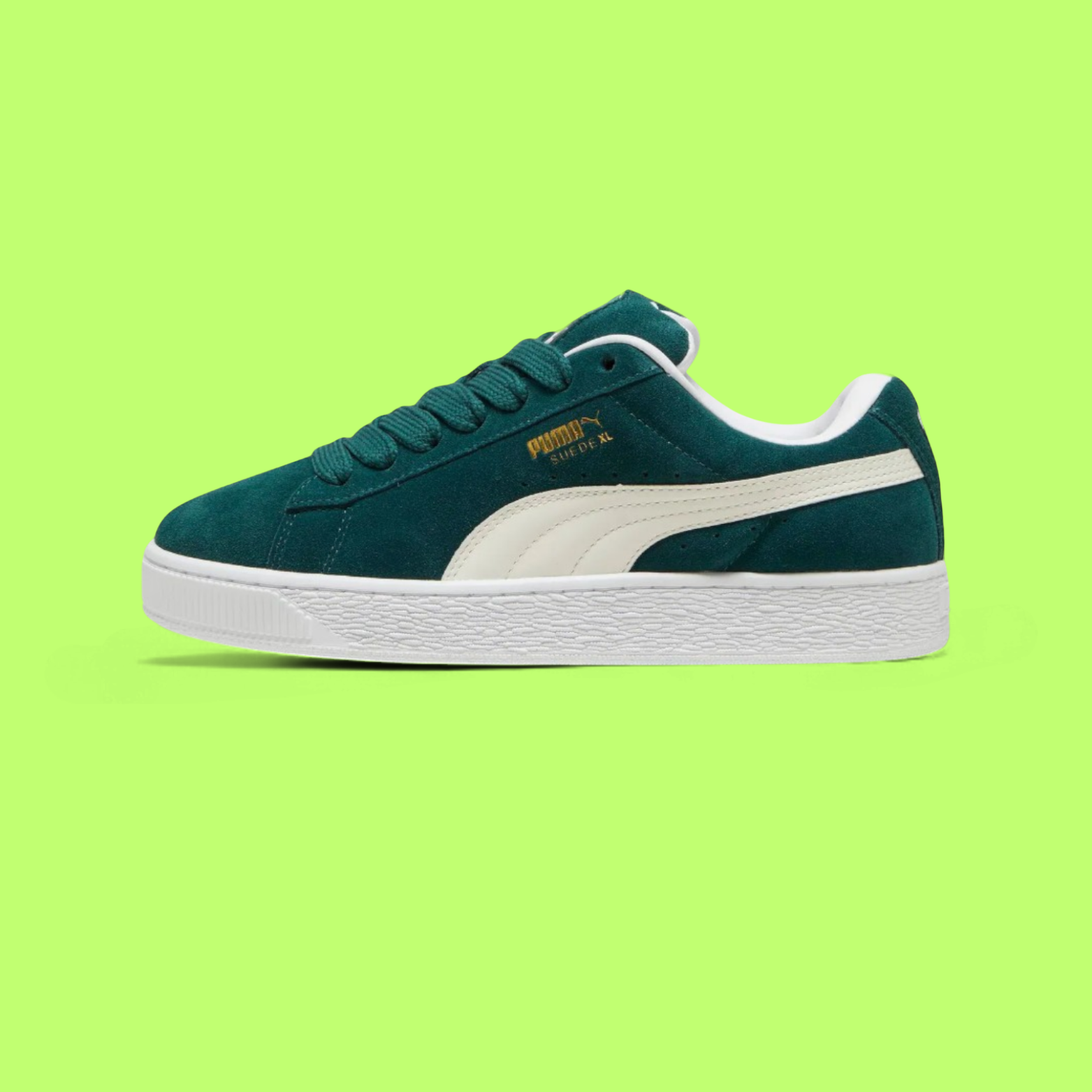 PUMA SUEDE XL UNISEX GREEN SPORTS SHOES WRZT ICONZZ