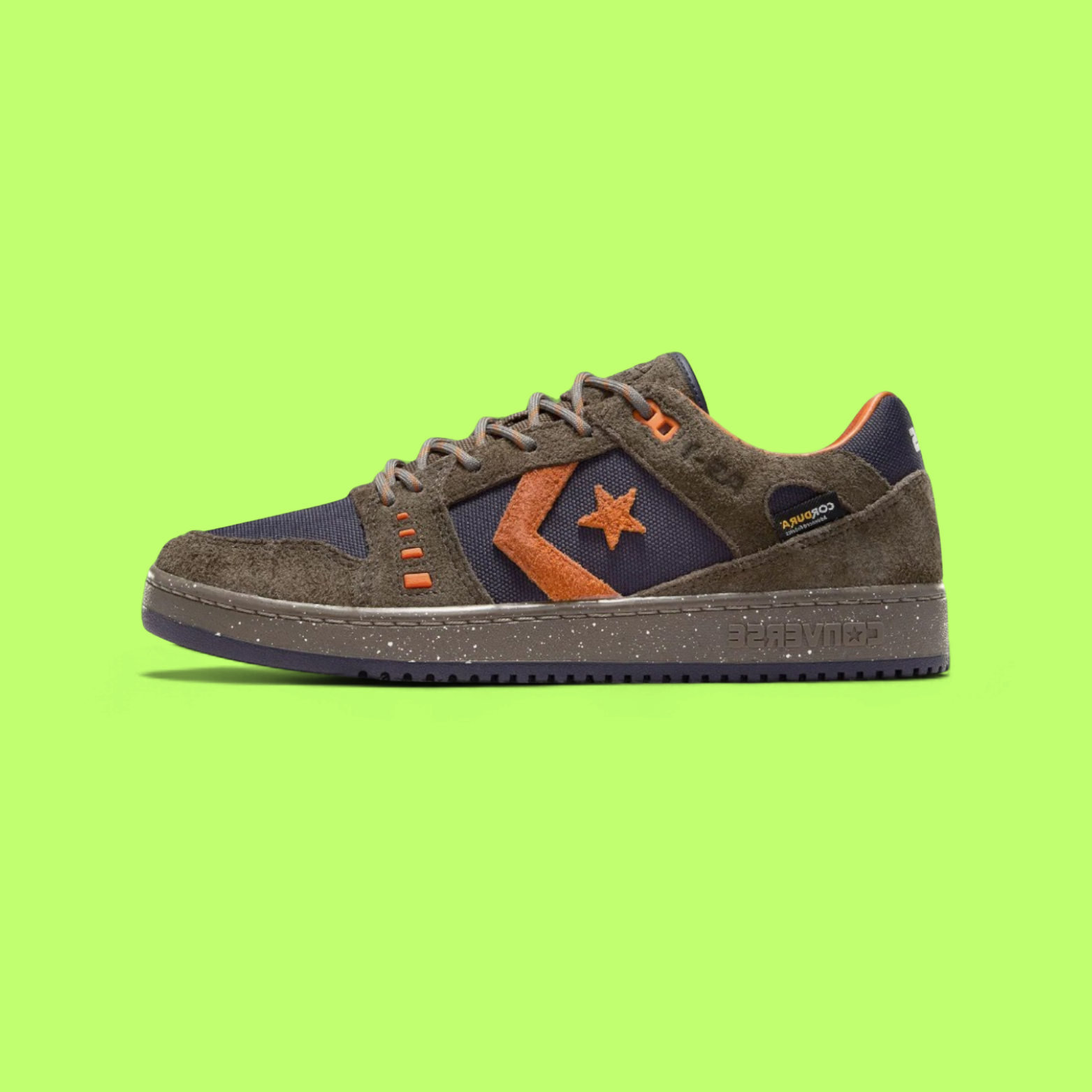 CONVERSE AS-1 PRO UNISEX BROWN SUEDE AND CORDURA SKATE SNEAKERS