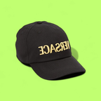 BLACK VERSACE CAP WITH GOLD EMBROIDERED LOGO DESIGN CWCD