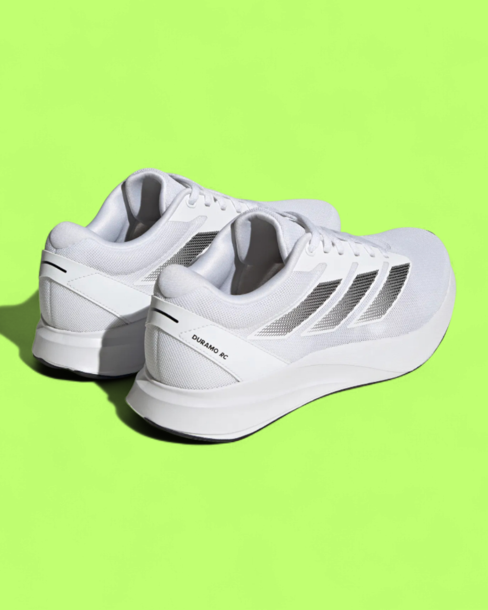 ADIDAS DURAMO RC WHITE LIGHTWEIGHT BREATHABLE RUNNING SHOES