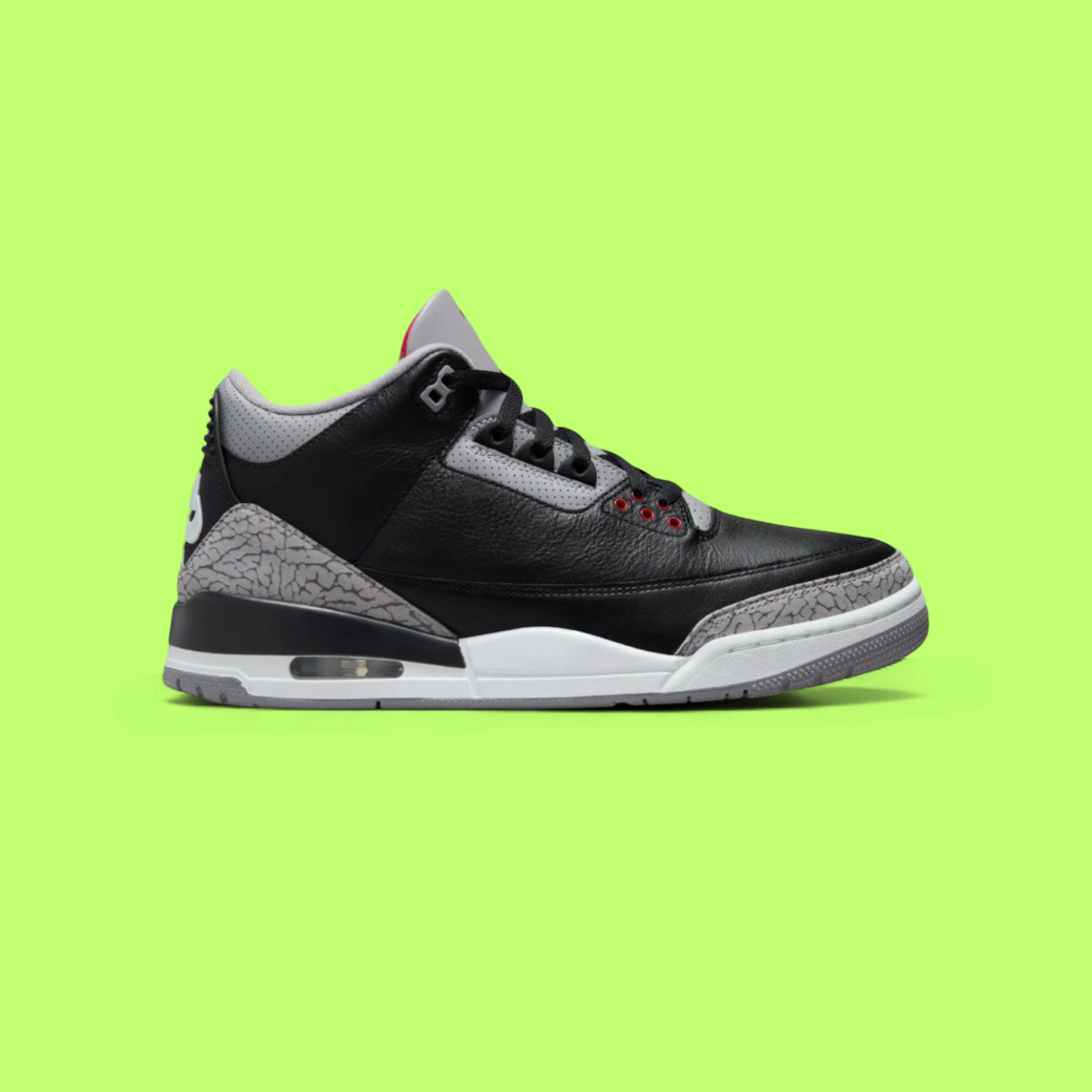 NIKE AIR JORDAN 3 RETRO OG BLACK CEMENT PREMIUM CLASSIC EDITION