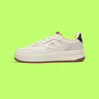 LACOSTE L001 SET MEN'S BEIGE LEATHER AND SUEDE CASUAL SNEAKERS