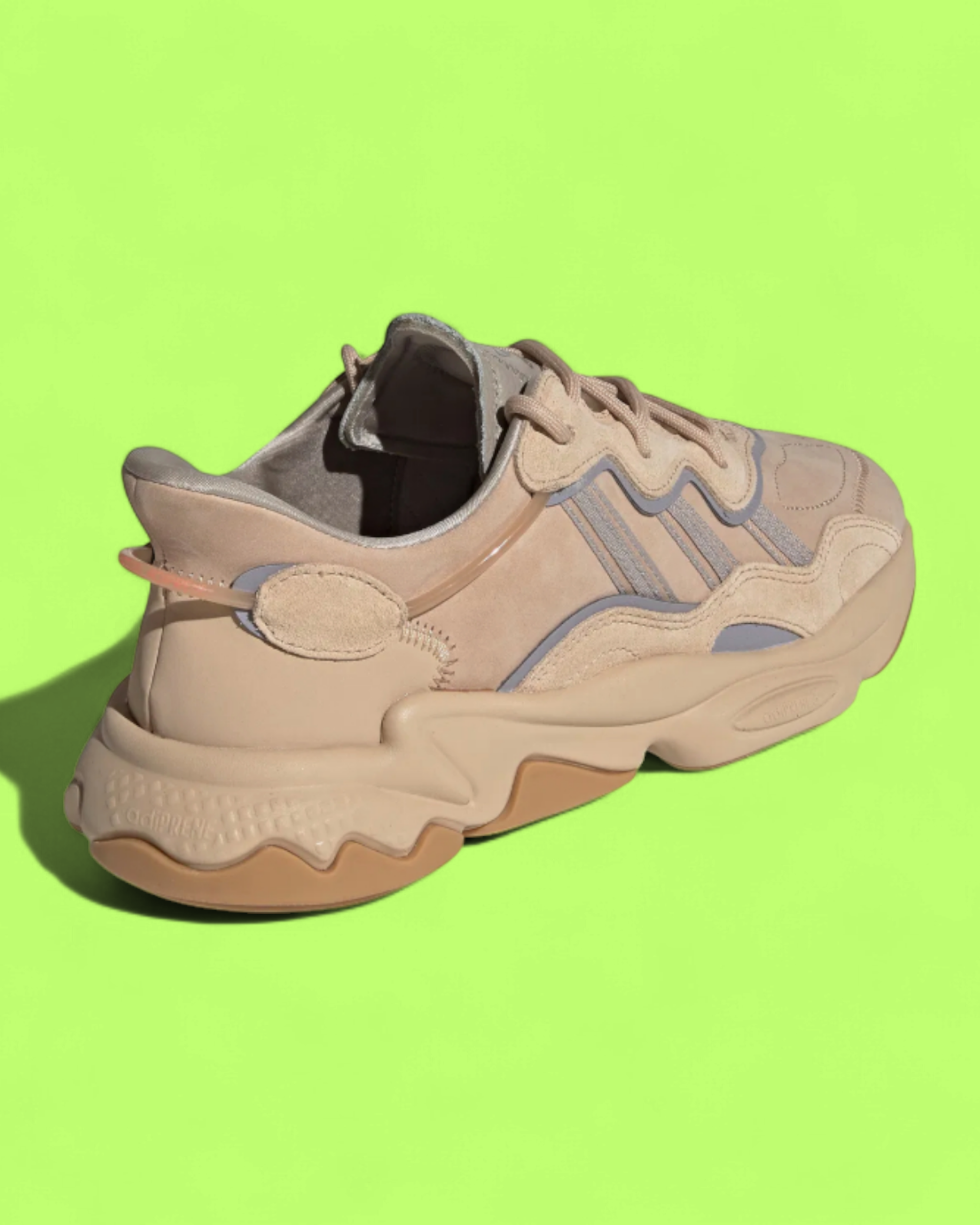 ADIDAS OZWEEGO BEIGE CHUNKY RETRO FUTURISTIC CASUAL SNEAKERS