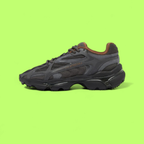 LACOSTE L003 2K24 MEN'S KHAKI MESH AND LEATHER CASUAL SNEAKERS