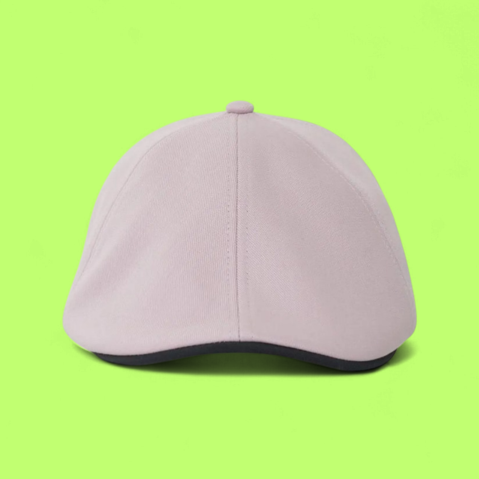 LIGHT PINK FLAT CAP WITH MINIMAL ELEGANT MODERN DESIGN