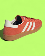 ADIDAS SPEZIAL ORANGE WHITE CLASSIC RETRO SUEDE SNEAKERS