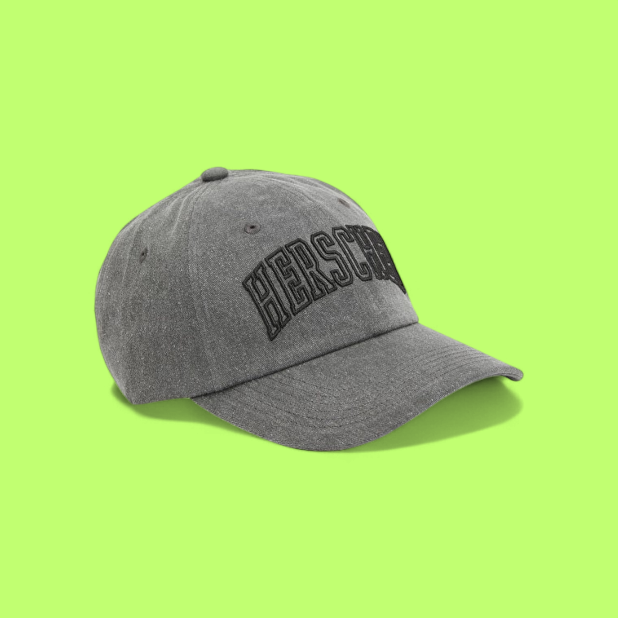GREY EMBROIDERED BASEBALL CAP URBAN CASUAL STYLE CWCD