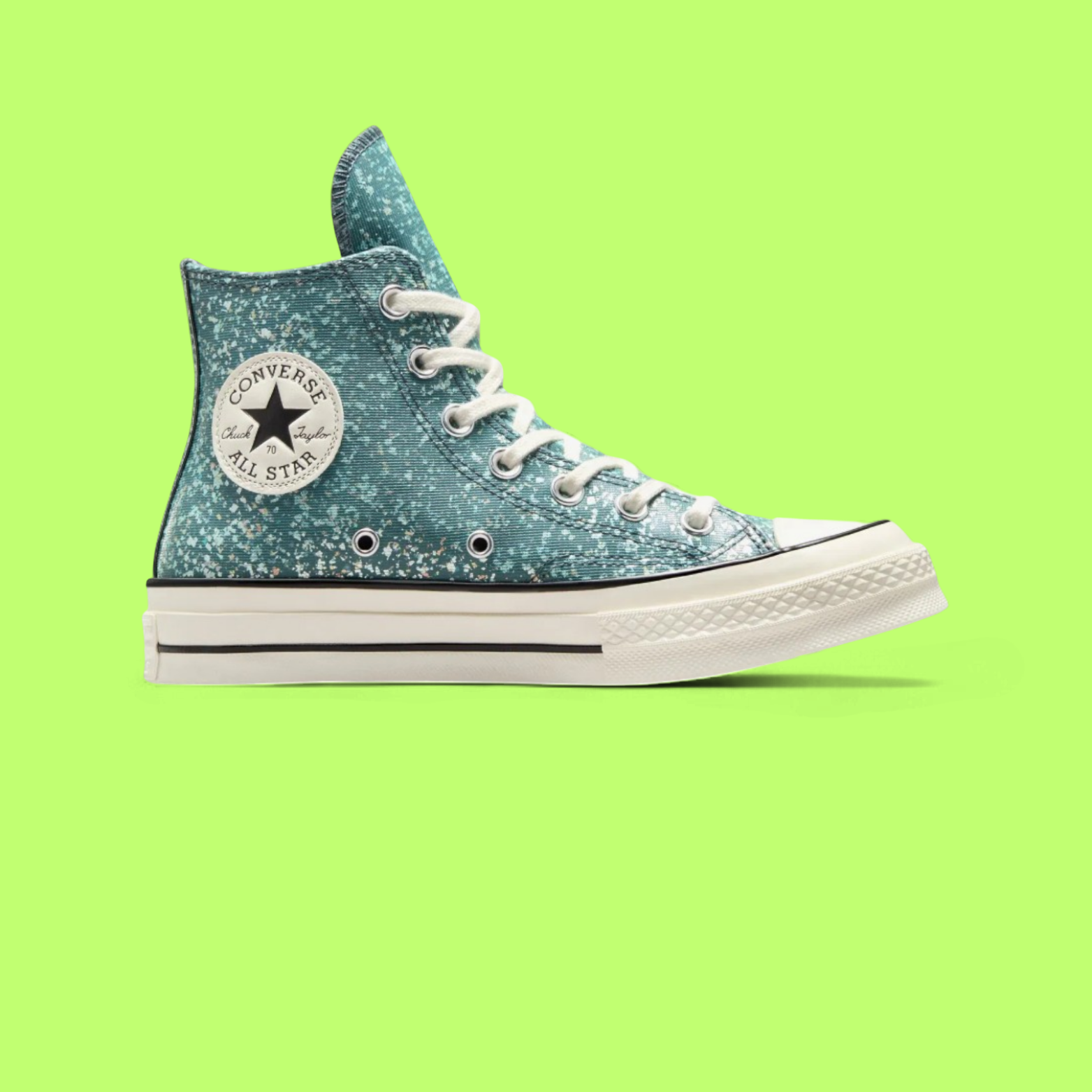 CONVERSE CHUCK 70 UNISEX BLUE CANVAS RETRO HIGH-TOP SNEAKERS